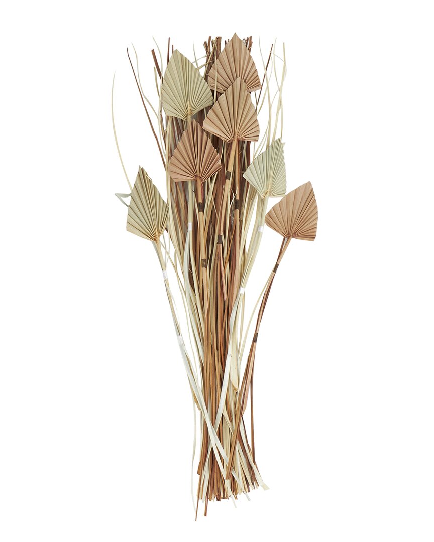 Peyton Lane Palm Leaf Brown Dried Plant Natural Foliage In Brown