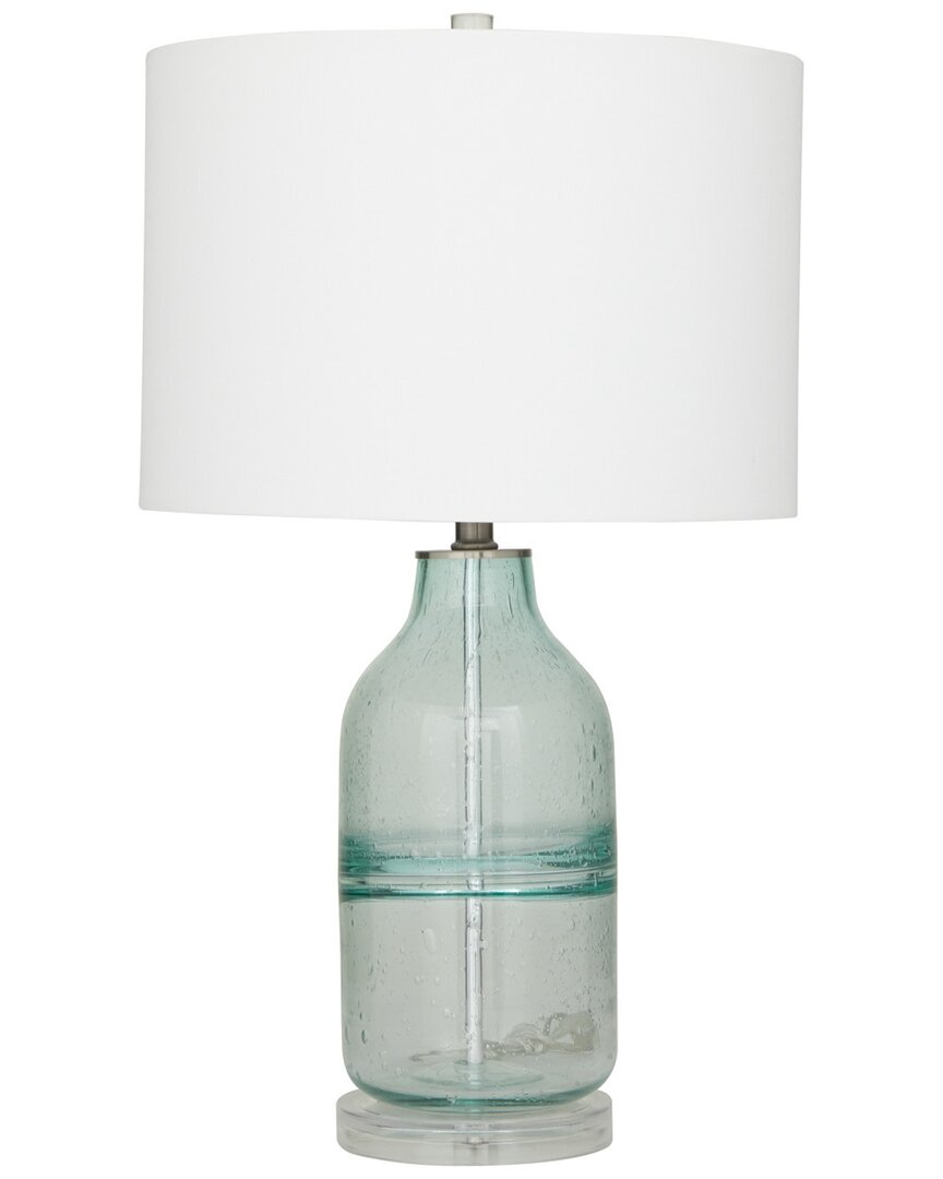 Peyton Lane Modern Glass Clear Table Lamp