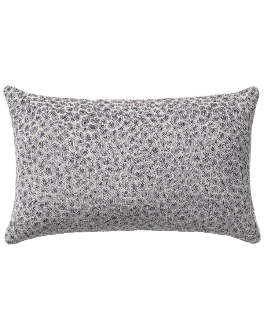 Linum Home Textiles Spots Grey Lumbar Pillow Cover In Gray
