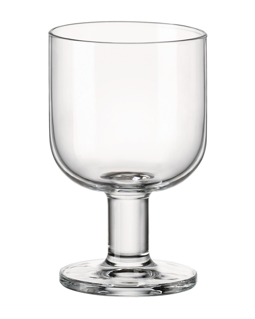 Bormioli Rocco + Hosteria Set Of 6 Stackable Wine Glasses
