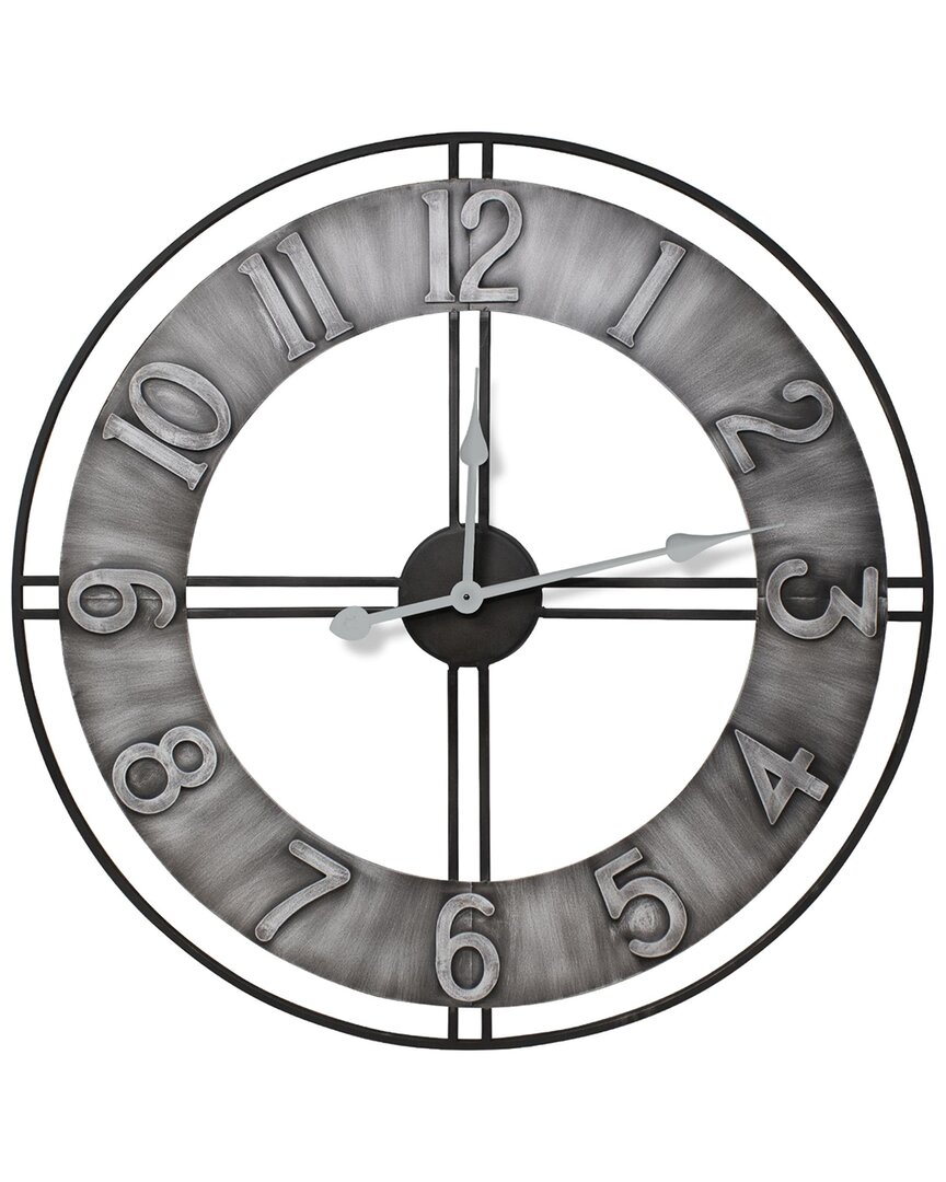 Sorbus 24in Metal Decorative Wall Clock