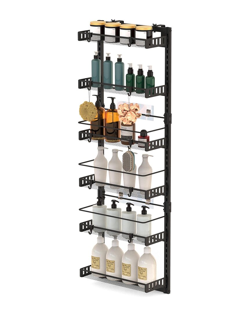 Fresh Fab Finds Over-the-door Pantry Organizer In Black