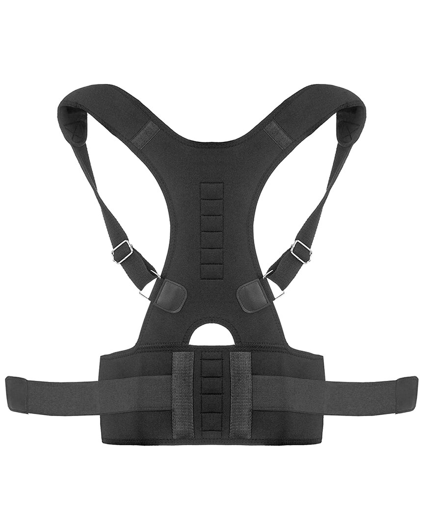Fresh Fab Finds Unisex Magnetic Posture Corrector Support Belt In Black