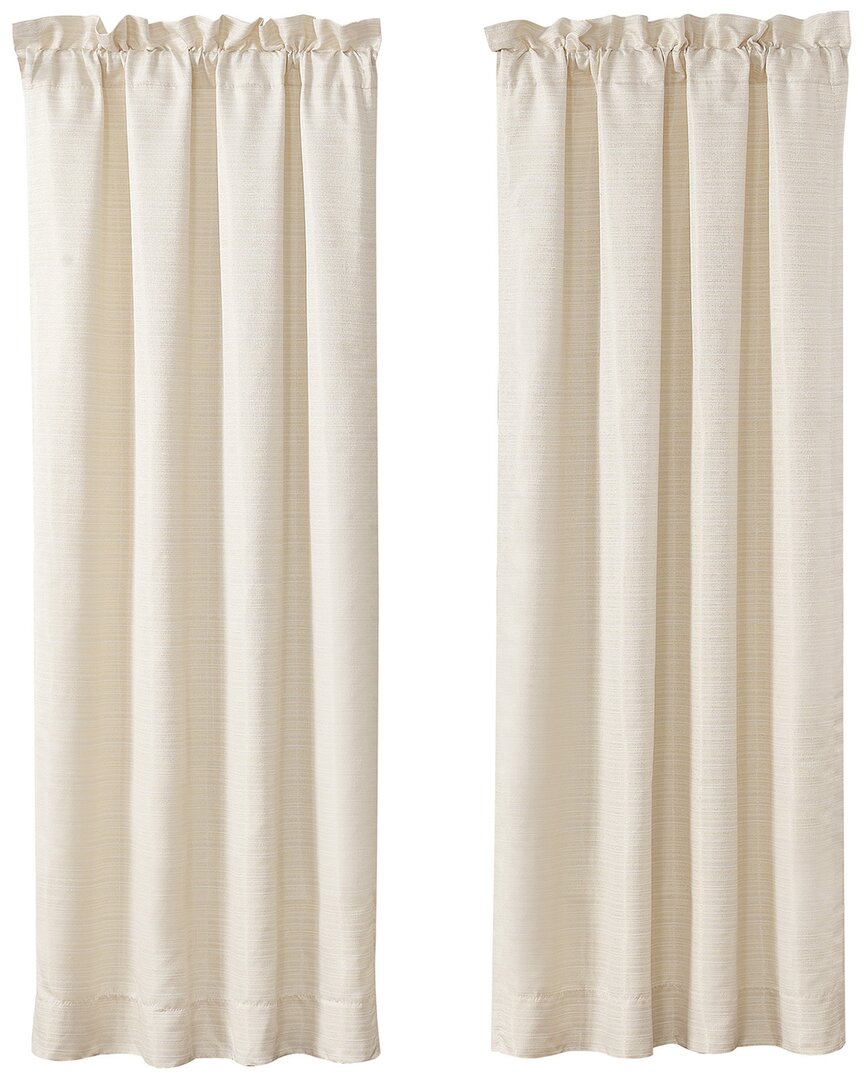 Waterford Valetta Set Of 2 Curtain Panels In Gold