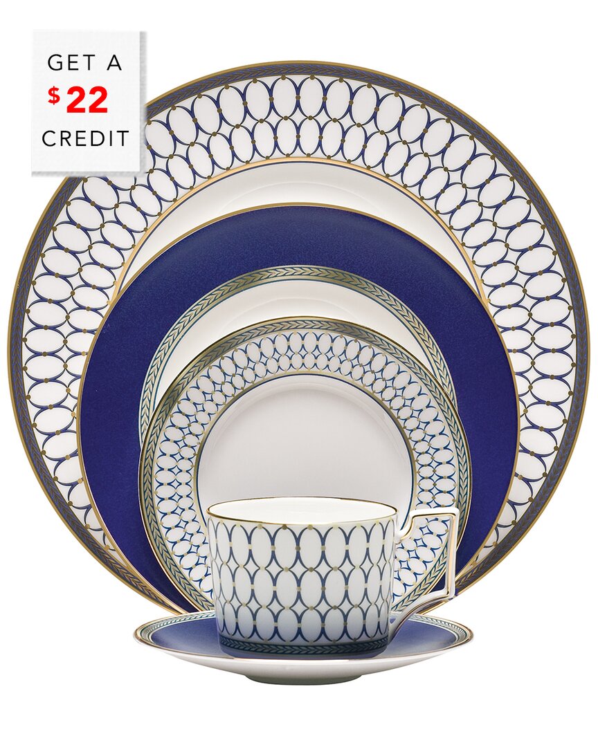 Wedgwood Renaissance 5pc Place Setting With $22 Credit