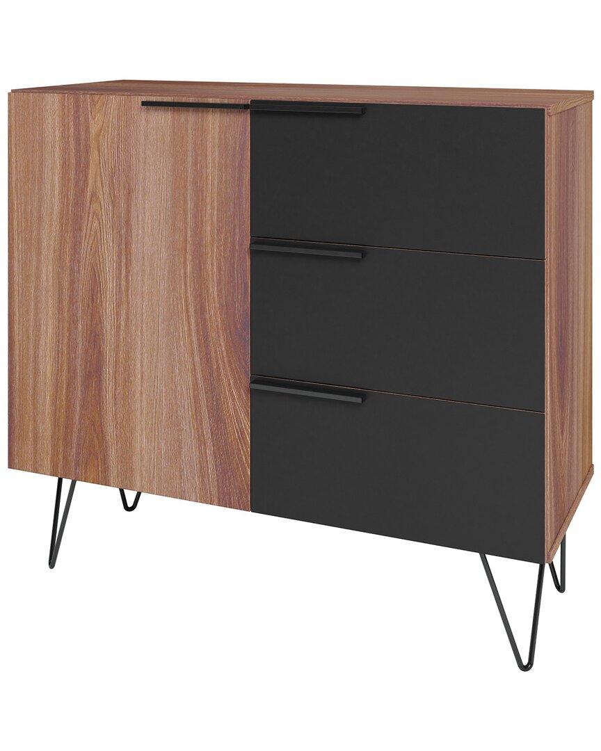 Manhattan Comfort Beekman Dresser In Brown