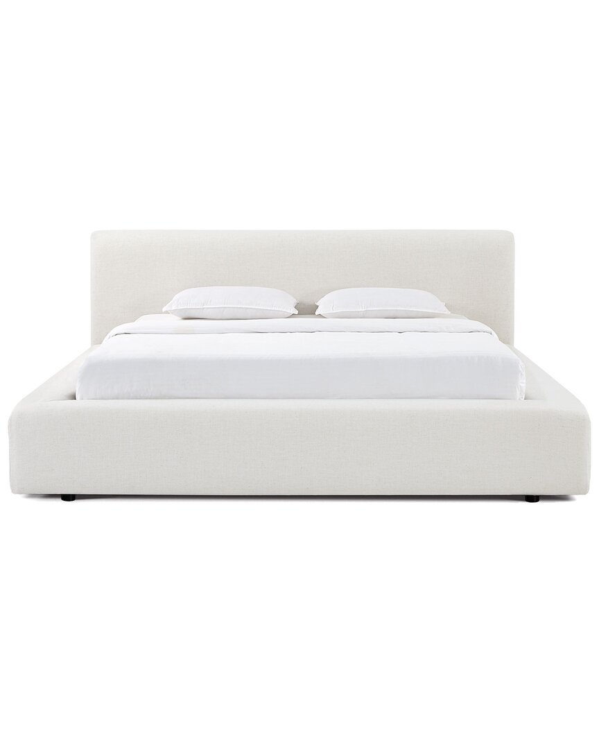 Tov Furniture Meena Upcycled Linen Storage King Bed