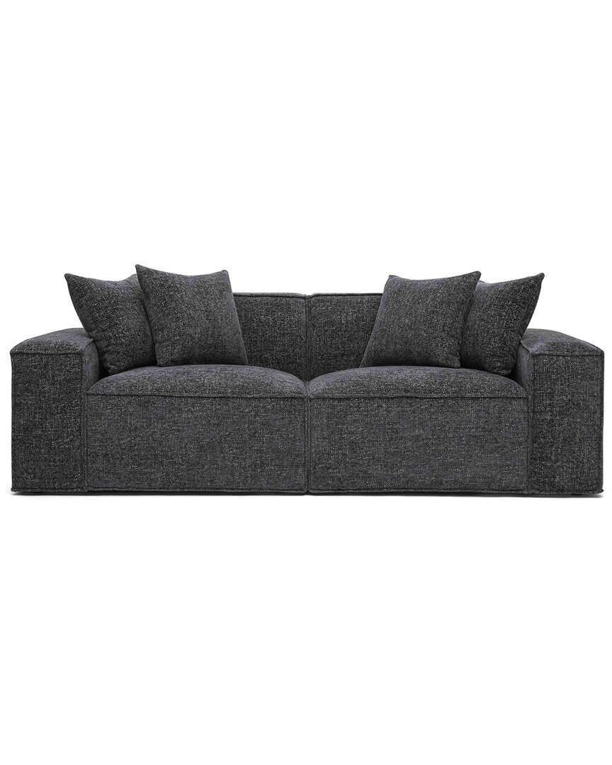 Tov Furniture Mindy Chenille Basketweave Modular Loveseat