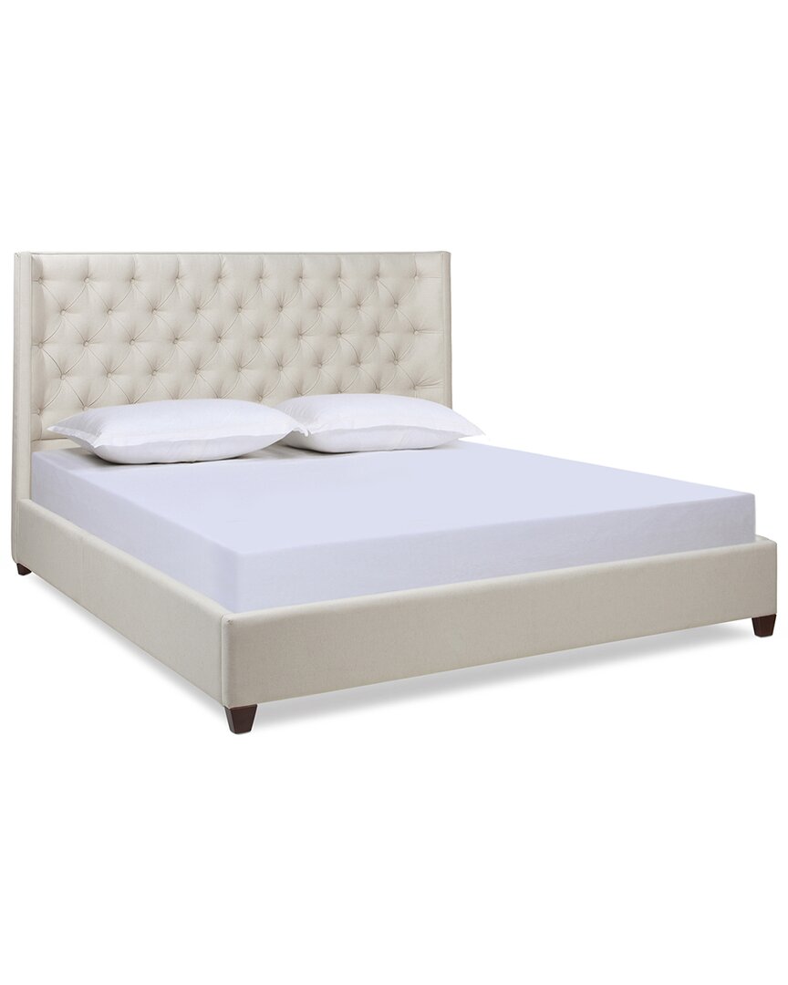 Jennifer Taylor Home Manhattan Shelter King Platform Bed Frame In Beige