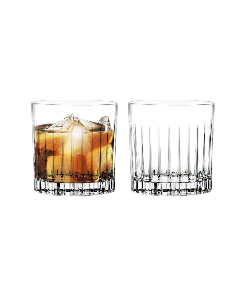 Barski Set Of 2 Double Old Fashioned 12oz Tumbler Glasses