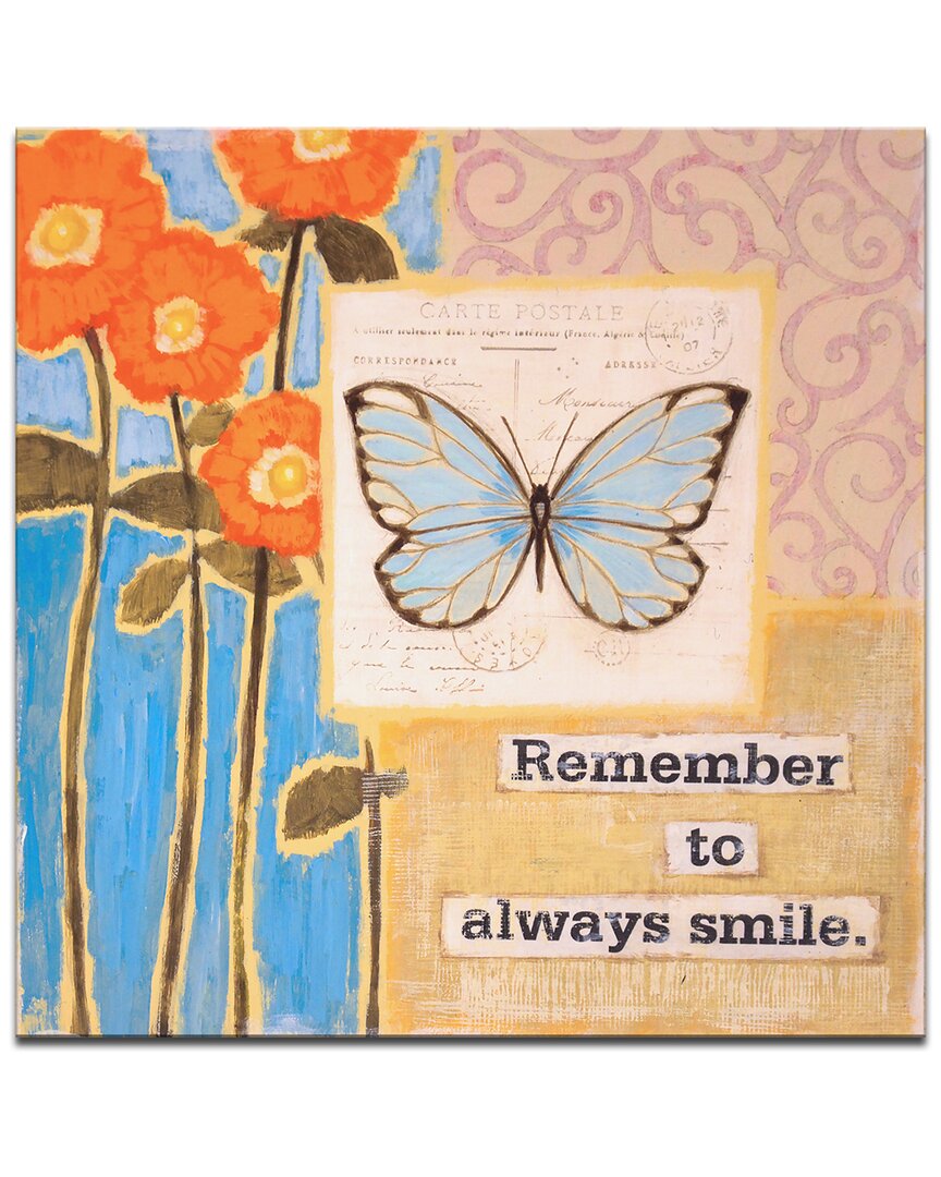 Ready2hangart Happy Thoughts Ii Wrapped Canvas Wall Art By Norman Wyatt