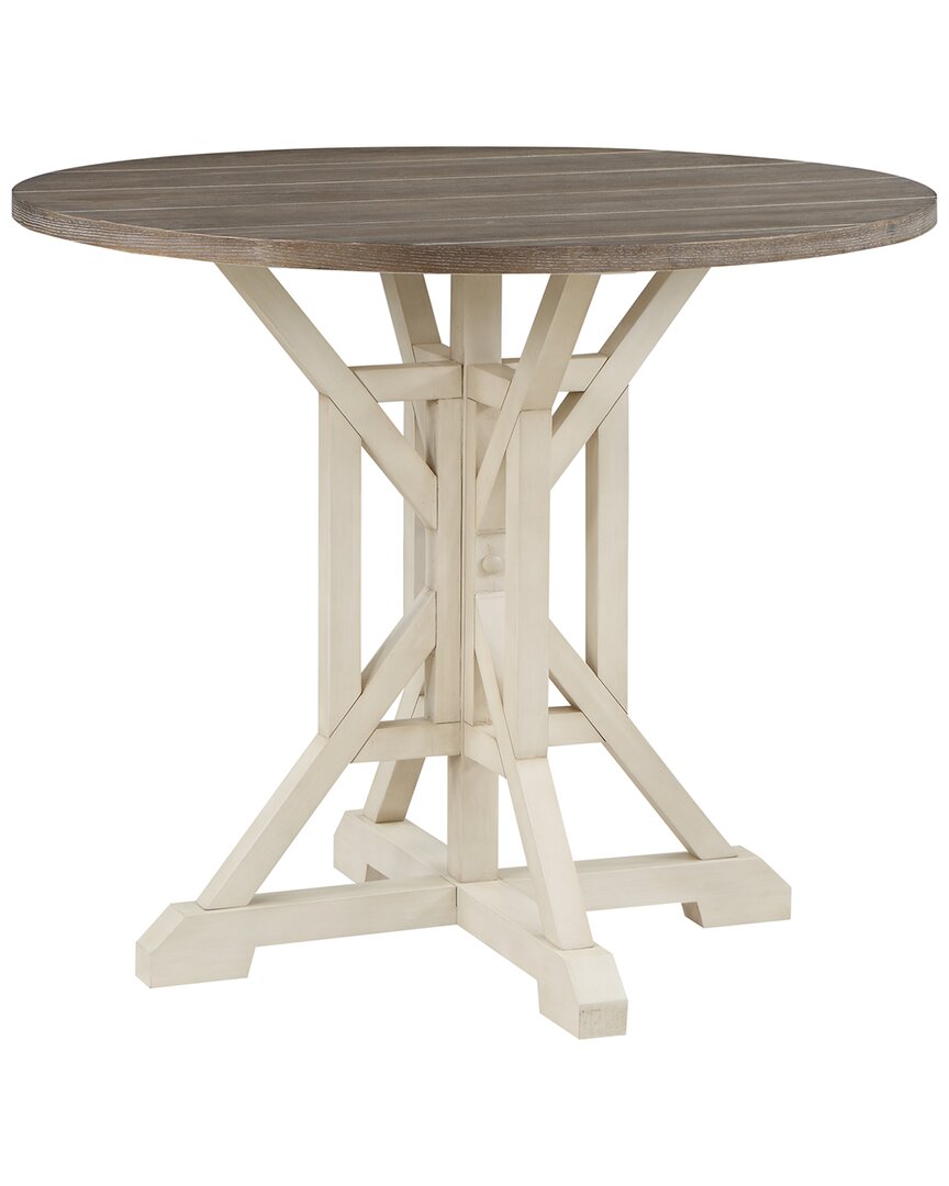 Shop Coast To Coast Round Counter Height Dining Table In White