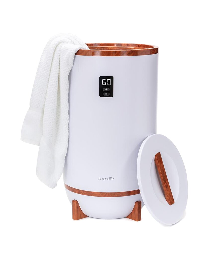 Serenelife Luxury Towel Warmer In White