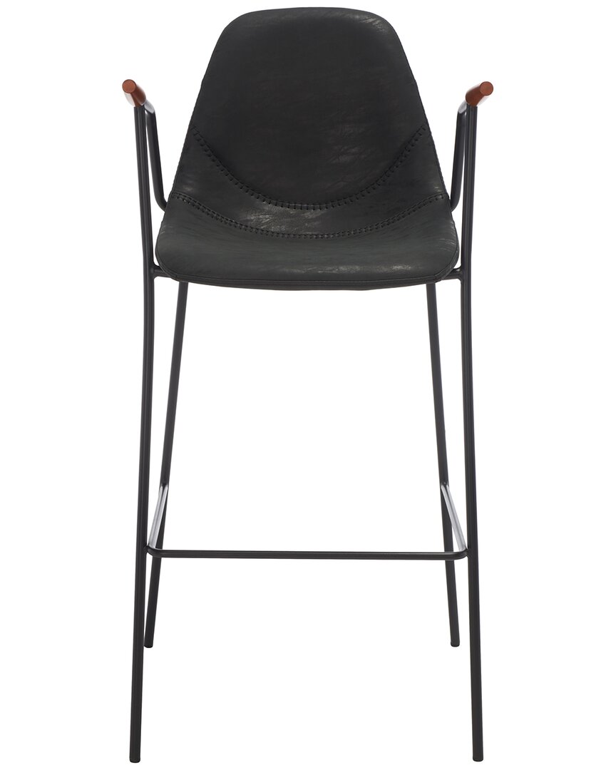Safavieh Tanner Mid-century Barstool In Black