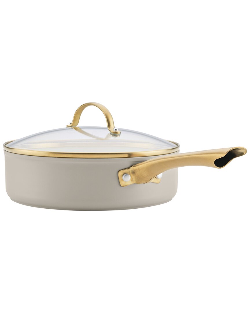 Farberware Forged 3qt Induction Ceramic Nonstick Saute Pan In Neutral