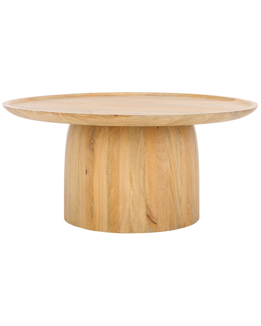 Safavieh Couture Hope Round Wood Coffee Table