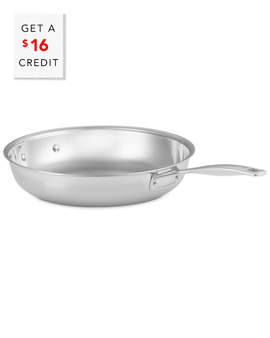 Le Creuset Classic 12in Stainless Steel Round Frying Pan With $16 Credit