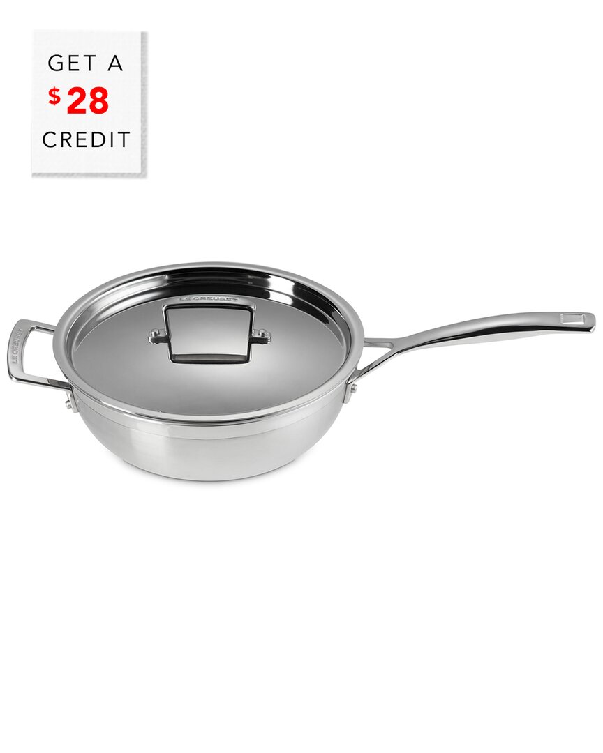 Le Creuset Classic Stainless Steel 3qt Chef's Pan With $28 Credit