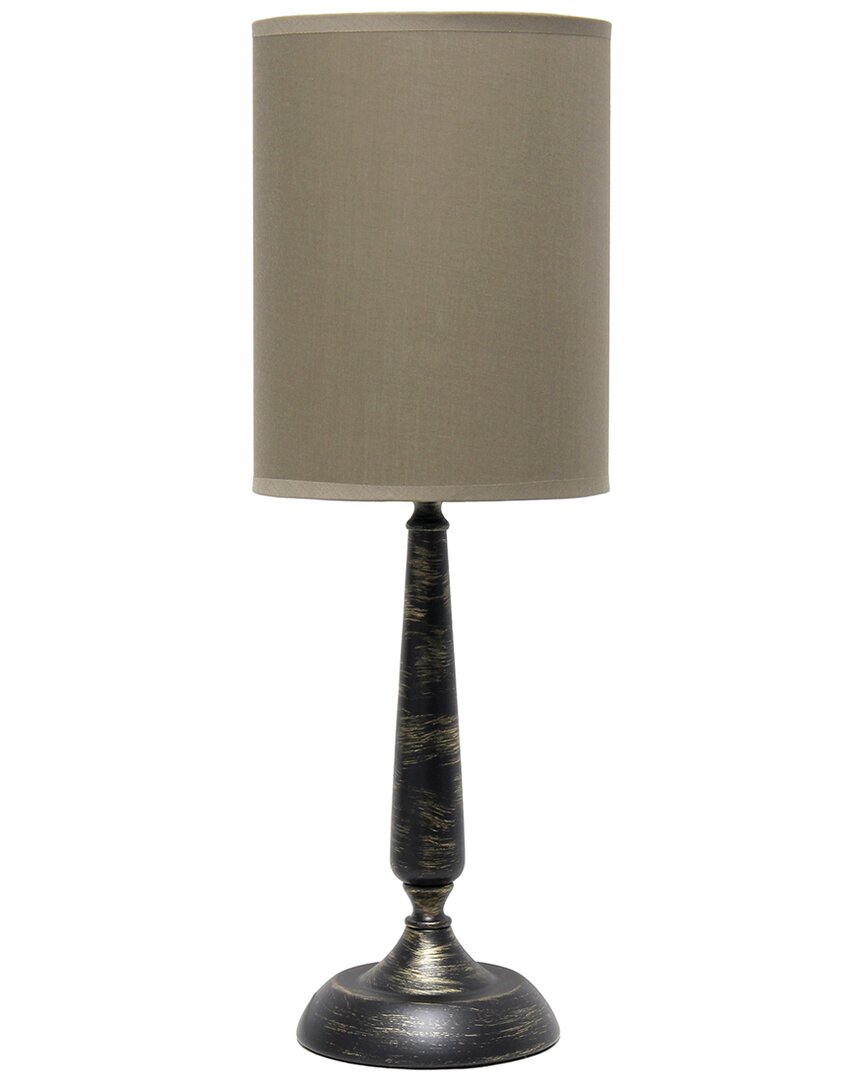 Lalia Home Laila Home Traditional Candlestick Table Lamp In Grey