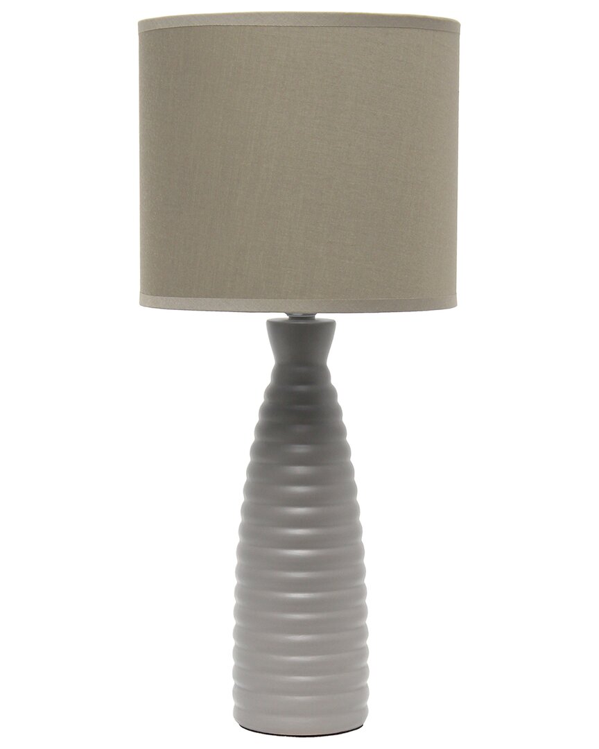 Lalia Home Laila Home Alsace Bottle Table Lamp In Taupe