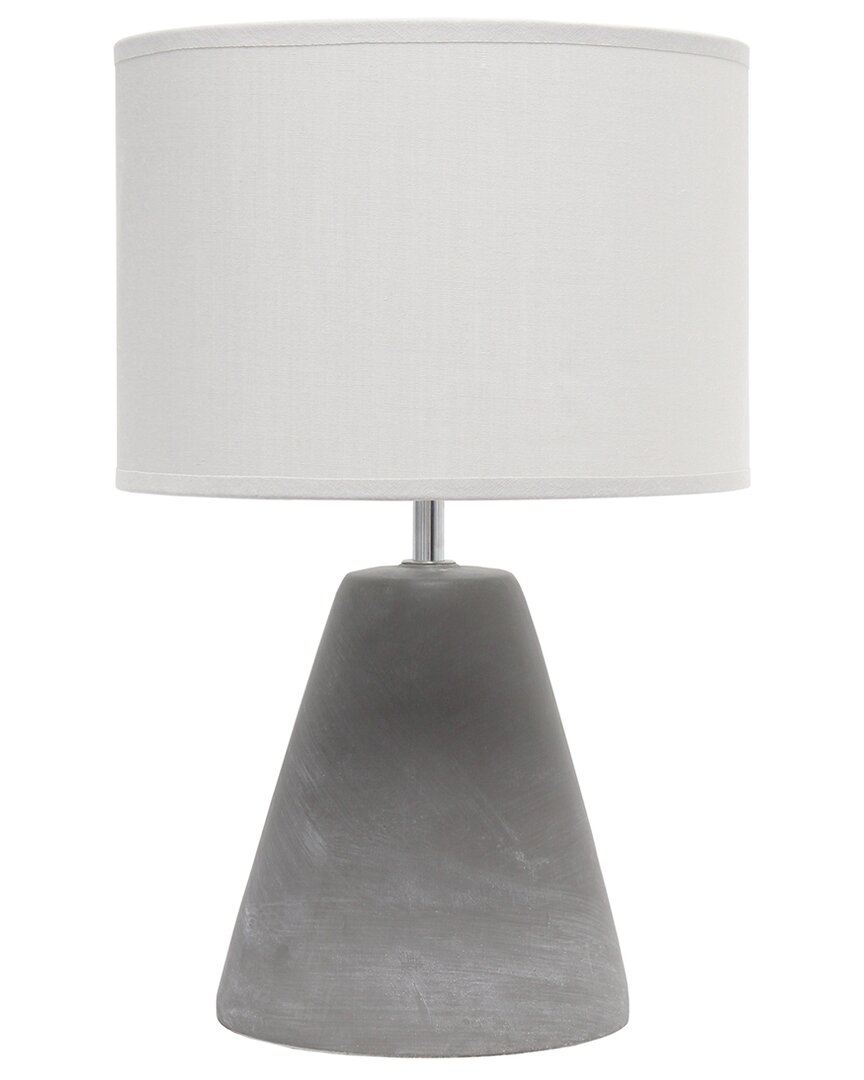 Lalia Home Laila Home Pinnacle Concrete Table Lamp In Gray