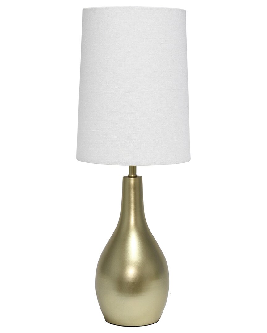 Lalia Home Laila Home 1-light Tear Drop Table Lamp In Gold