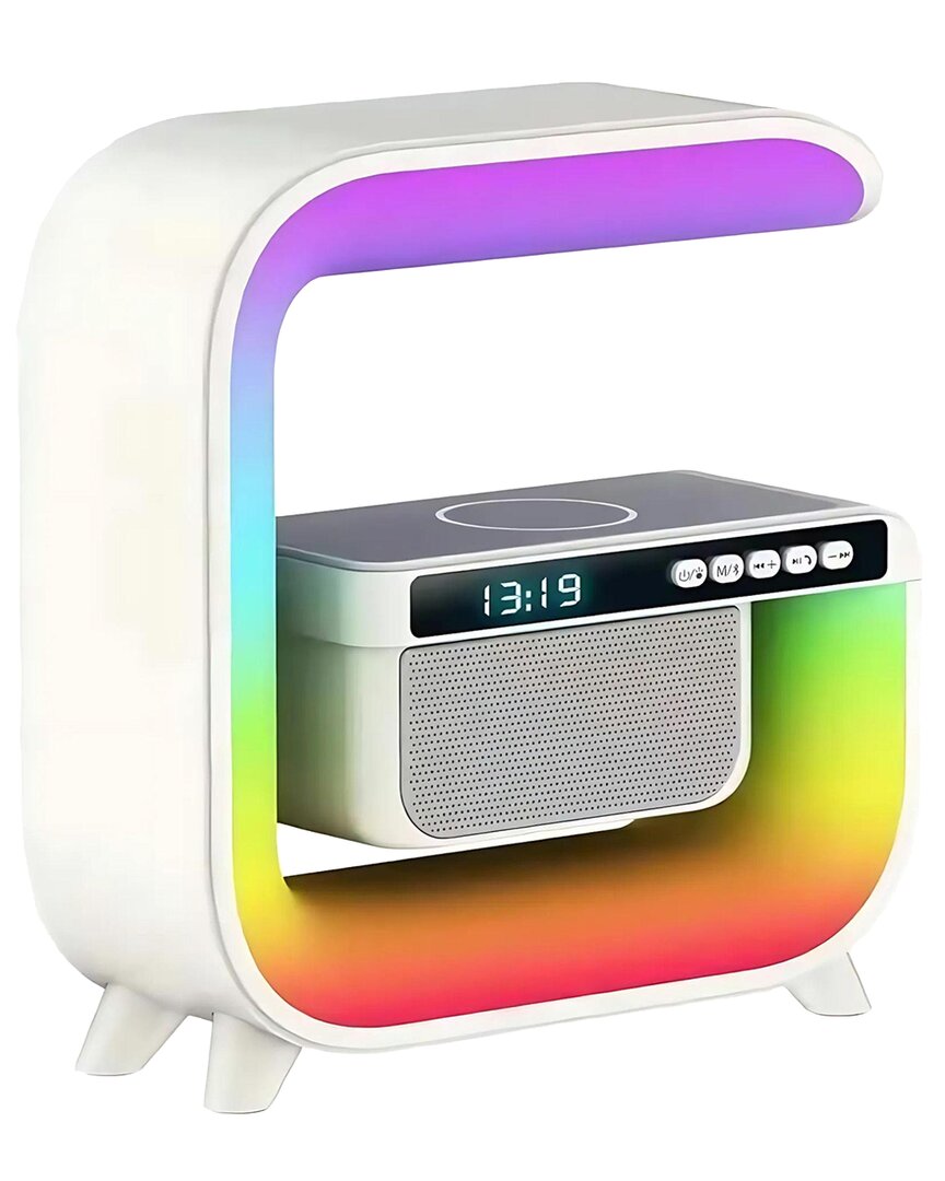 Kenro Wireless Bluetooth Speaker Alarm Clock In Multi