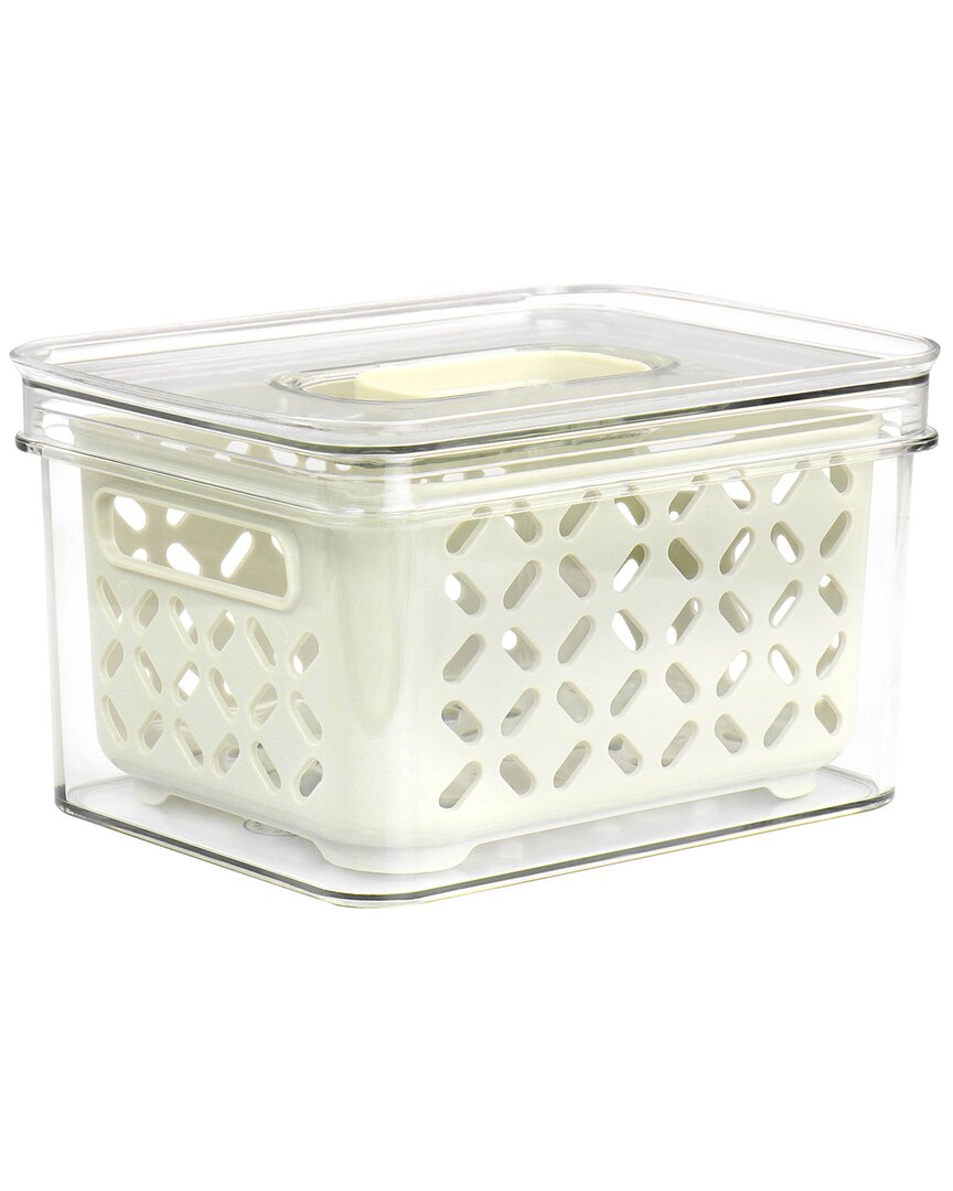 Martha Stewart Small Fresh Keeper Container Set In Off-white