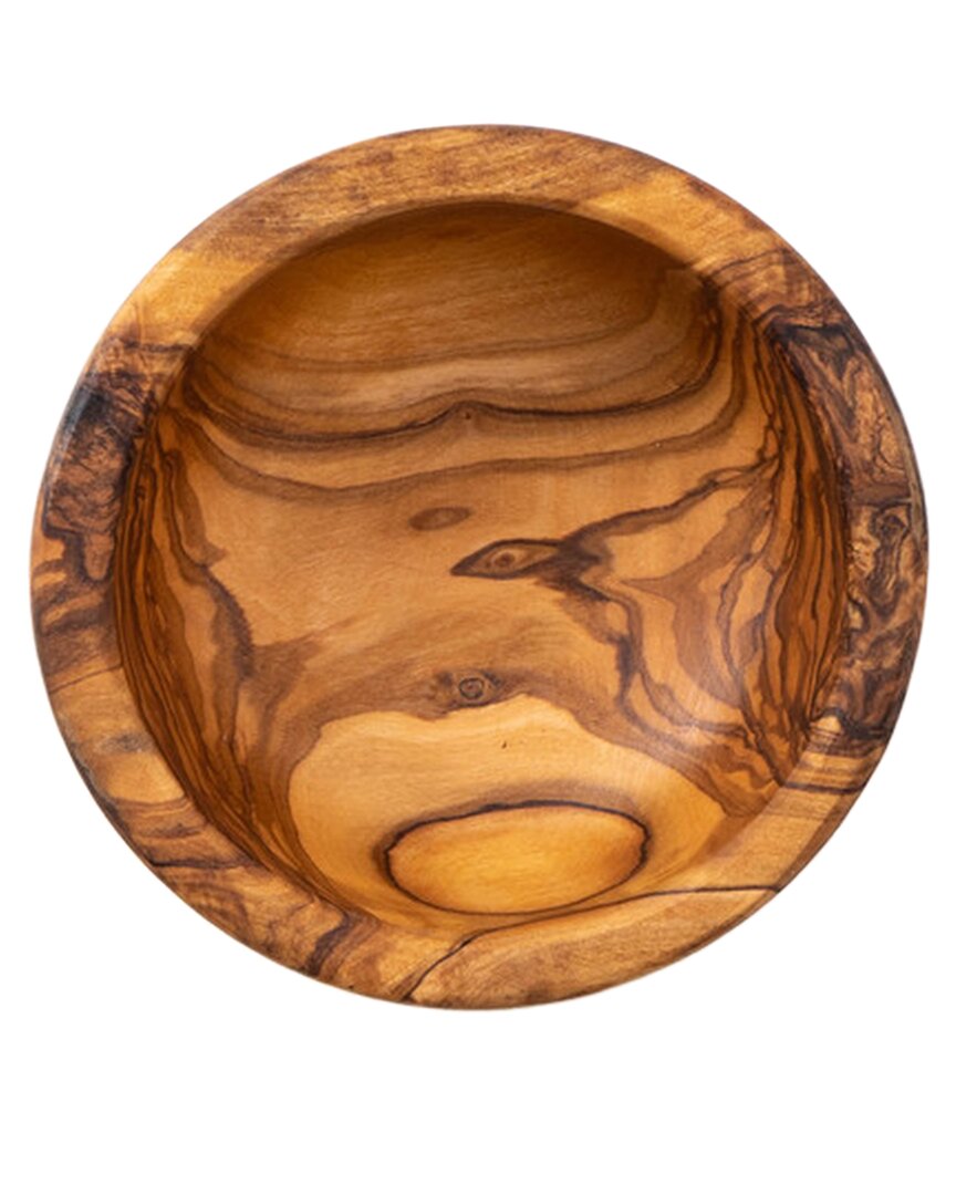 Bayu Olive Wood Small Condiment Bowl In Brown