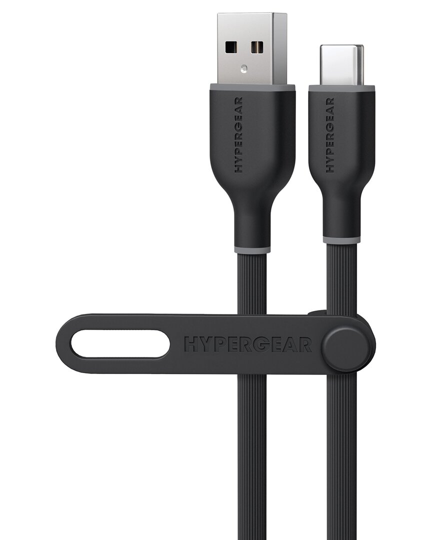 Hypergear Flexi Pro Usb To Usb-c Cable 10ft In Black