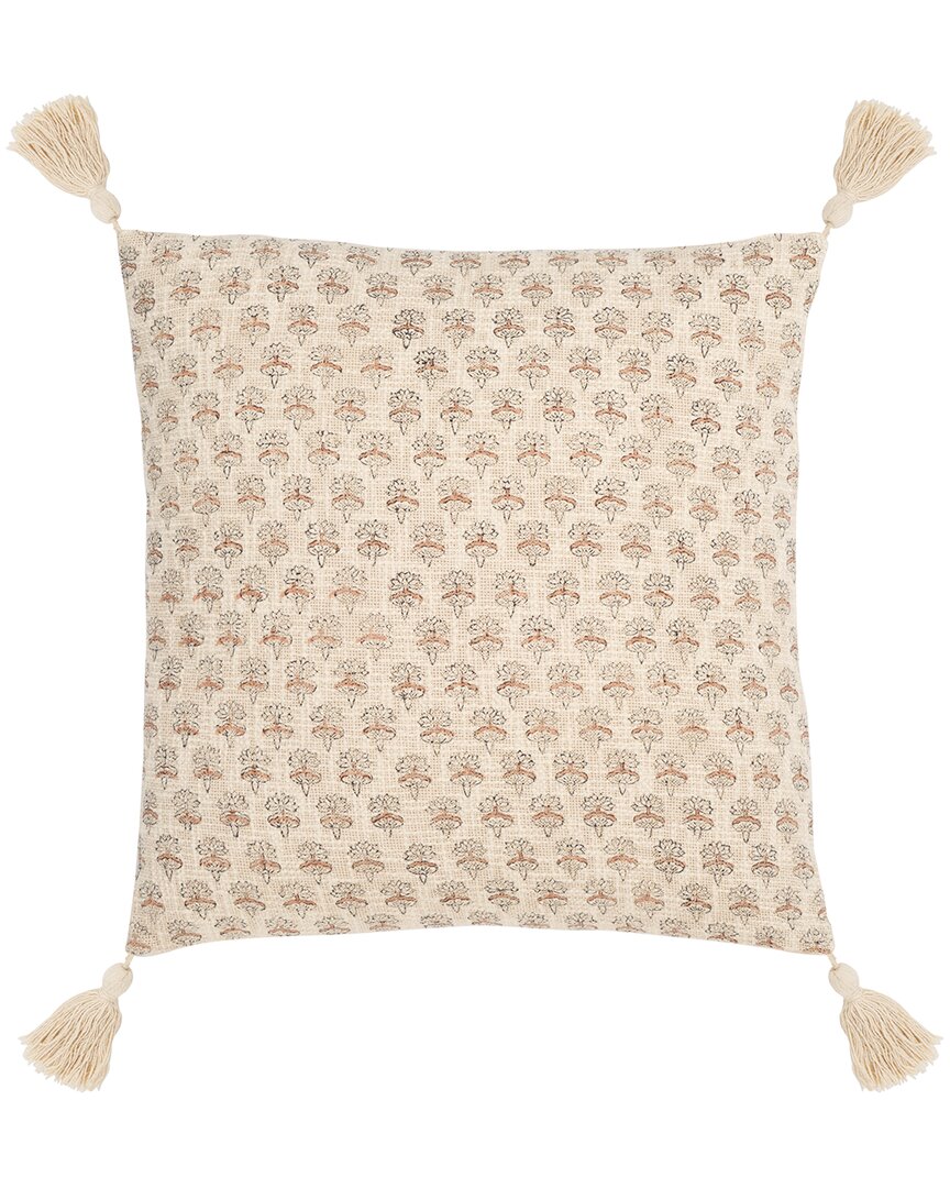 Safavieh Jemm 20x20 Cotton Pillow