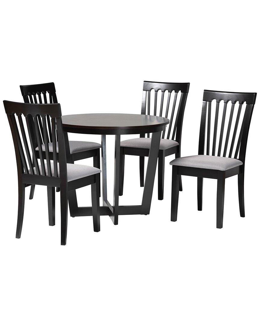 Baxton Studio Nellie Modern 5pc Dining Set