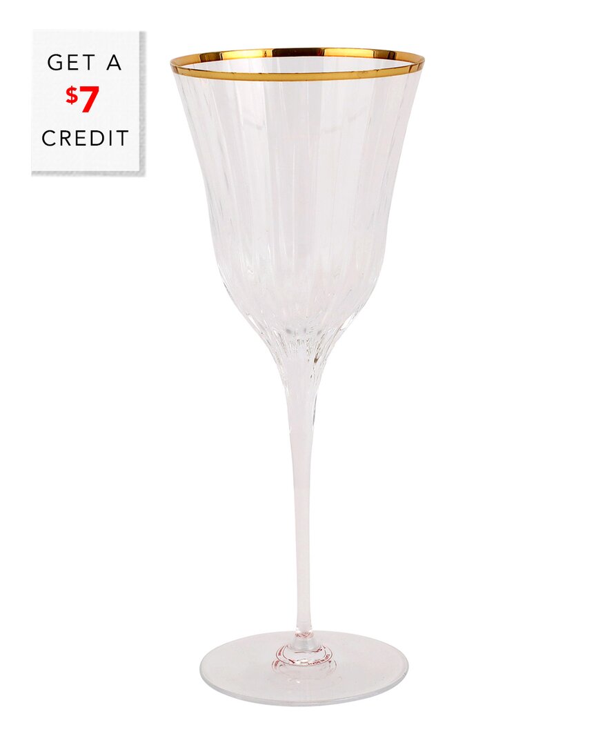 Vietri Natalia Stemmed Wine Glass