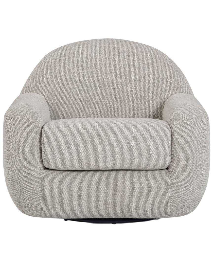 Tov Furniture Tiago Boucle Swivel Chair In Multi