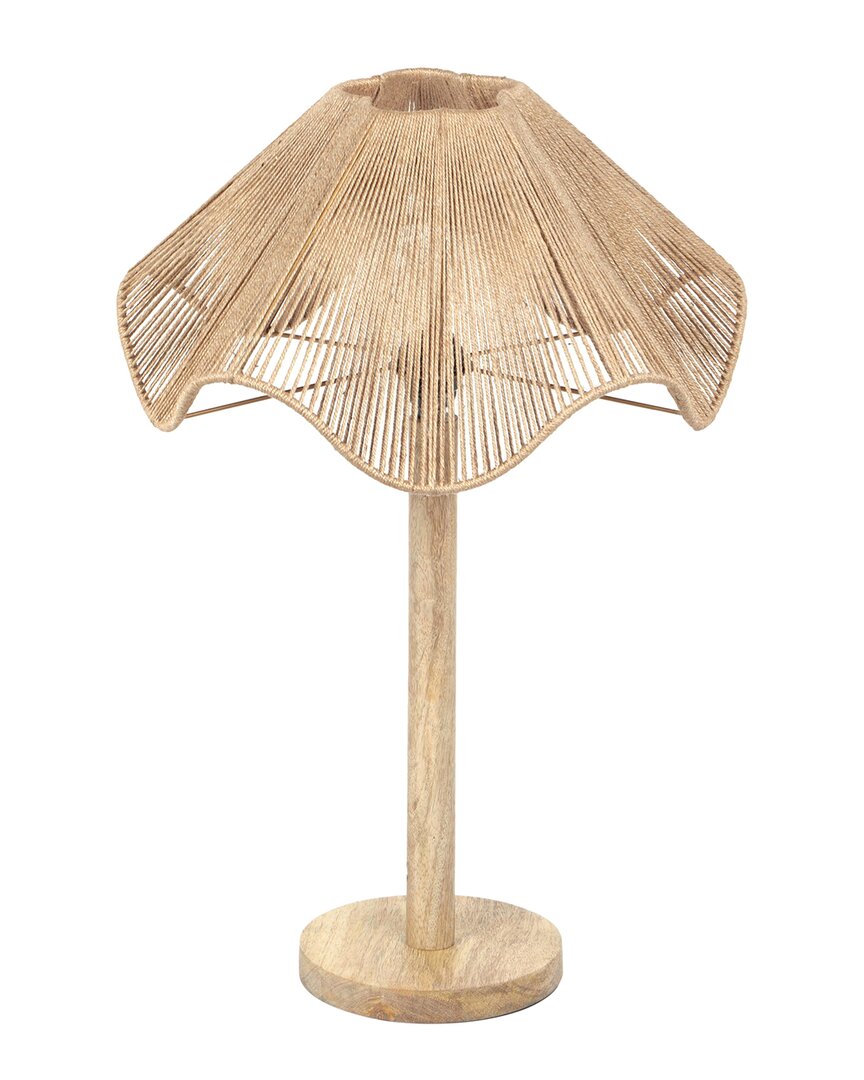 Shop Tov Furniture Jula Jute Table Lamp In Brown