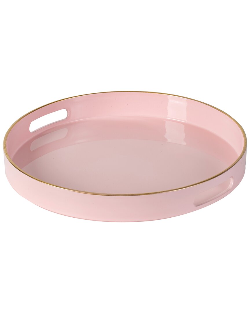 R16 Decorative Tray In Pink