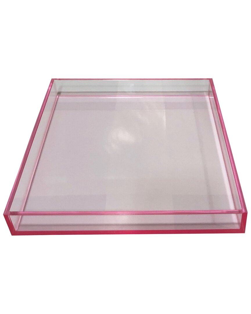 R16 Light Pink Lucite Tray