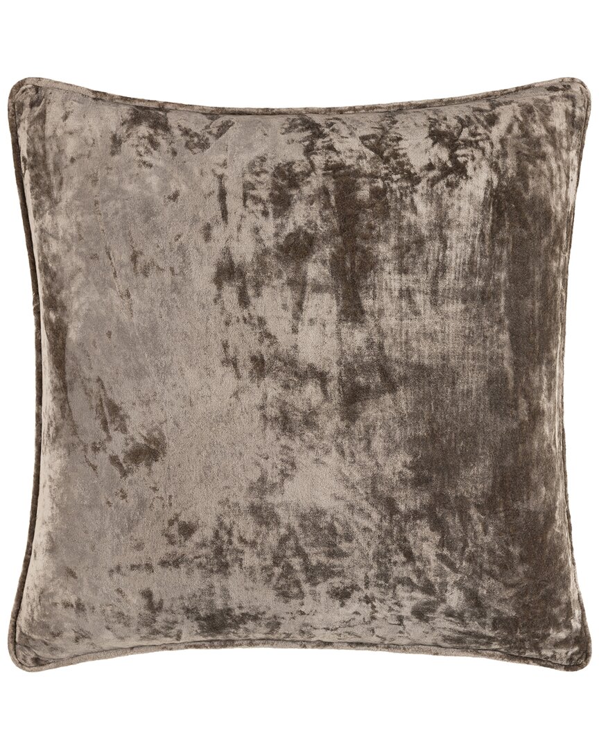 Surya Velvet Pillow Cover In Brown