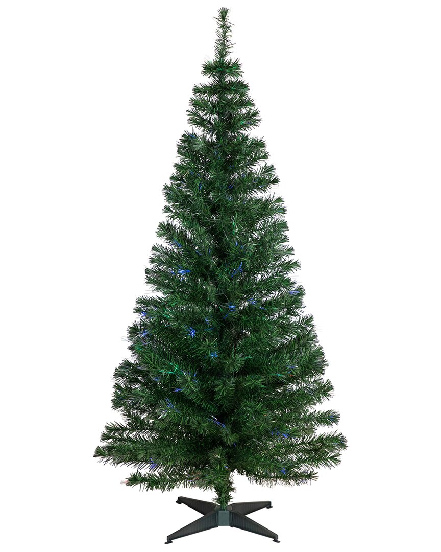 Shop Northlight 6ft Fiber Optic Pine Christmas Tree