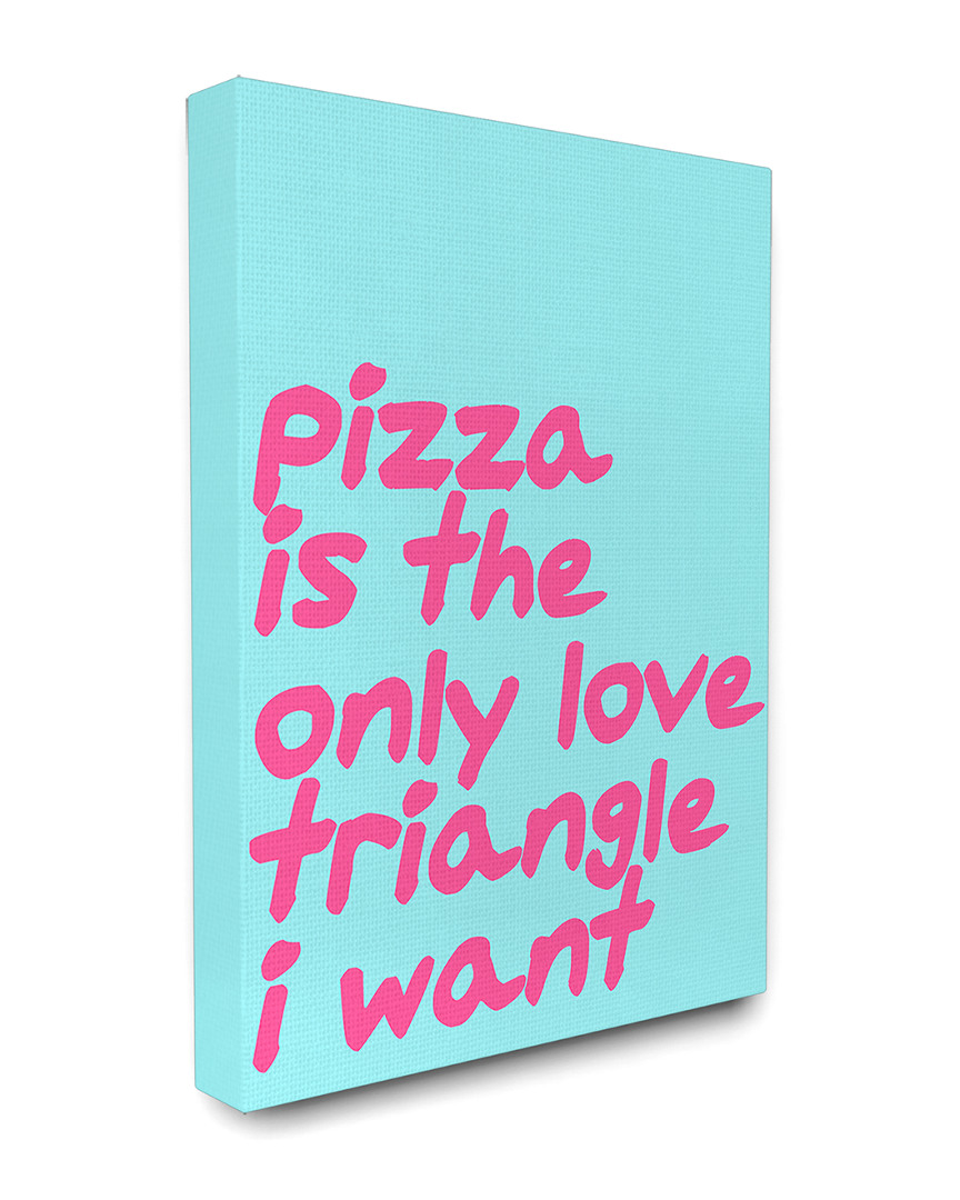 Stupell Pizza Love Triangle By Lulusimonstudio