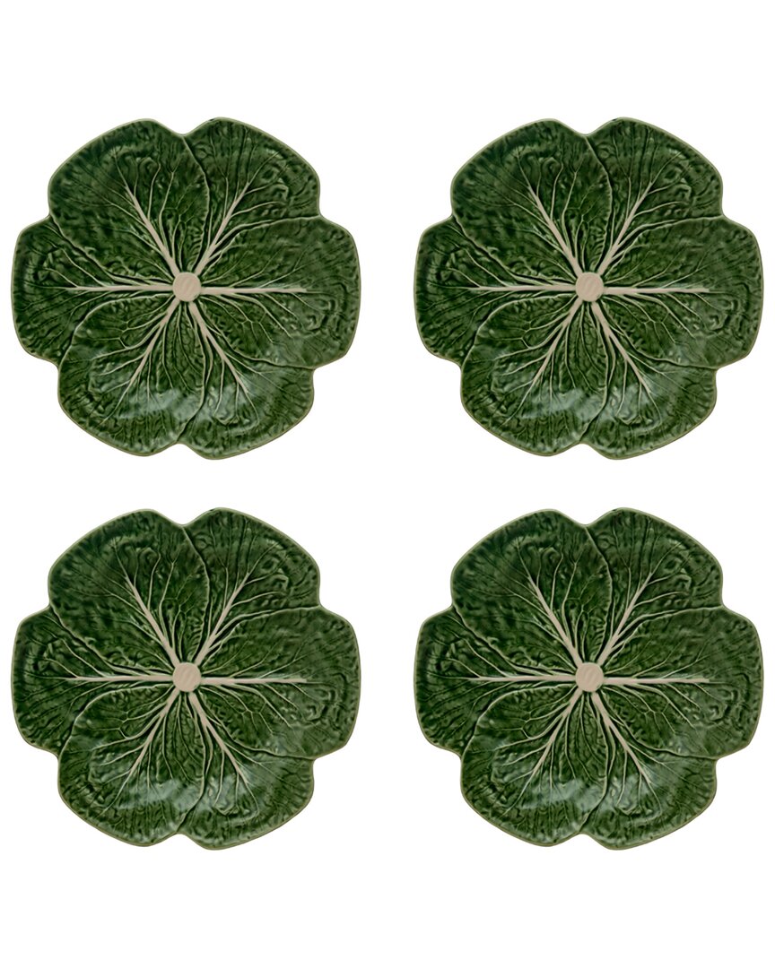 Bordallo Pinhiero Bordallo Pinheiro Set Of 4 Cabbage Dinner Plates