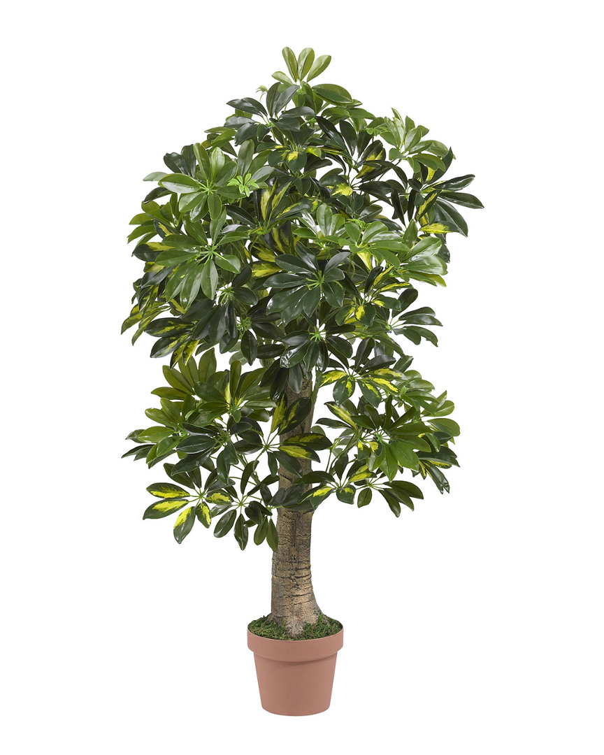 Nearly Natural 4ft Schefflera Silk Tree