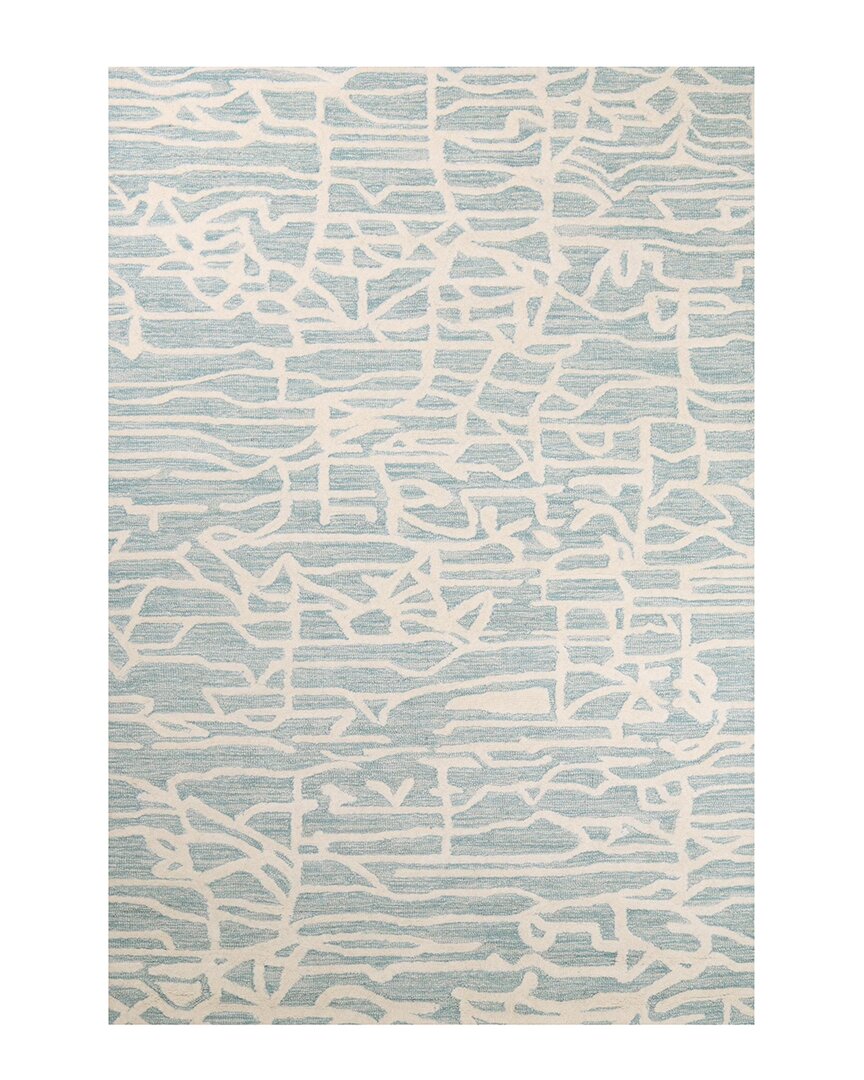 Bashian Rugs Bashian Verona Nilito Wool Area Rug In Teal