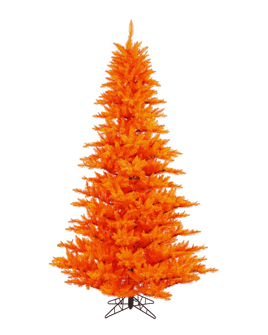 Vickerman 4.5ft Orange Fir Artificial Christmas Tree