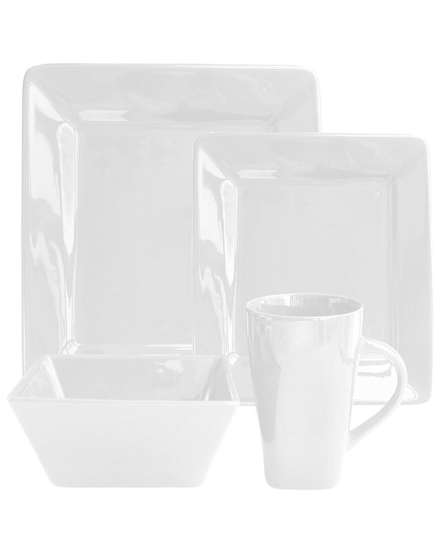 American Atelier Kingsley White - 16-piece Dinnerware Set