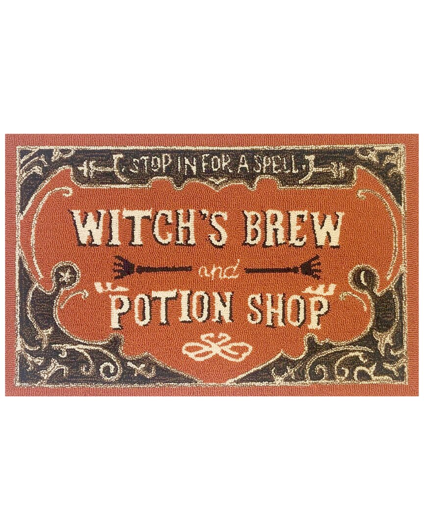 The Rug Market Witches' Brew 24x36in Doormat In Orange