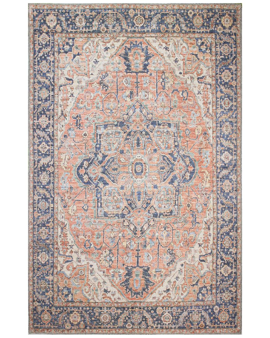 Shop Bashian Rugs Bashian Impressions Zenainda Transitional Rug In Rust