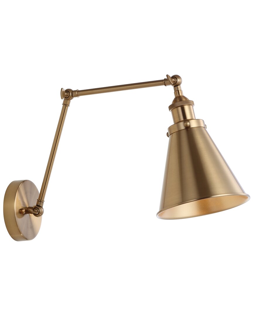 Jonathan Y Rover 7in Adjustable Arm Metal Led Wall Sconce