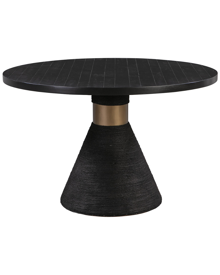 Tov Furniture Rishi Black Rope Round Table