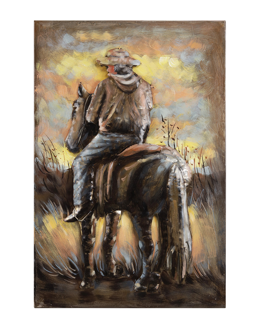 Empire Art Direct Cowboy Metal Artwork